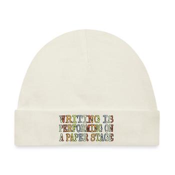 birthday gift idea geek anniversary chassis blog - Baby Premium Organic Mütze - Naturweiß - Vorne