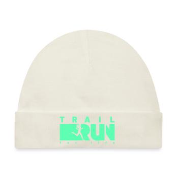 TRAIL RUN for life - Baby Premium Organic Mütze - Naturweiß - Vorne