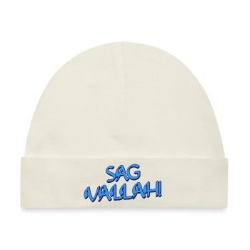 Sag Vallah - Baby Premium Organic Mütze - Naturweiß - Vorne