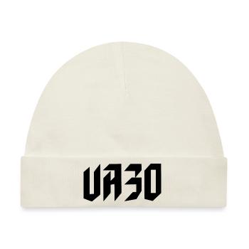 UA30 Ukrainisches Tryzub-Symbol Ukrainischer Dreizack - Baby Premium Organic Mütze - Naturweiß - Vorne