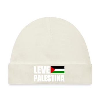 Leve palestina - Baby Premium Organic Mütze - Naturweiß - Vorne