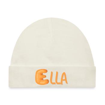 Ella - Baby Premium Organic Mütze - Naturweiß - Vorne