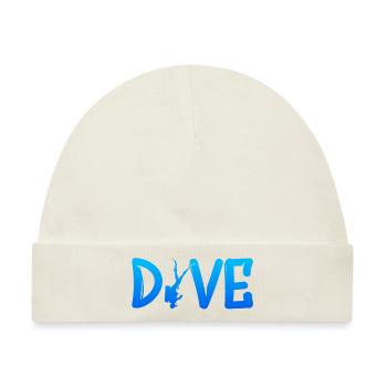 Dive Scuba Diver Diving - Baby Premium Organic Mütze - Naturweiß - Vorne