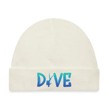 DIVE - Baby Premium Organic Mütze - Naturweiß - Vorne