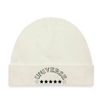 Universe - Baby Premium Organic Mütze - Naturweiß - Vorne