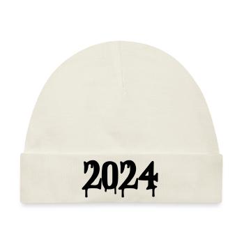 2024 - Baby Premium Organic Mütze - Naturweiß - Vorne