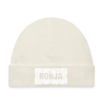 Baby Ronja - Baby Premium Organic Mütze - Naturweiß - Vorne