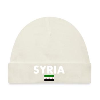 syrien - Baby Premium Organic Mütze - Naturweiß - Vorne