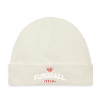 Fussball Team - Baby Premium Organic Mütze - Naturweiß - Vorne