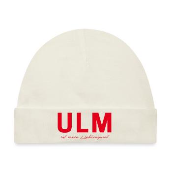 Ulm T-Shirt – Perfekt für Fans - Baby Premium Organic Mütze - Naturweiß - Vorne