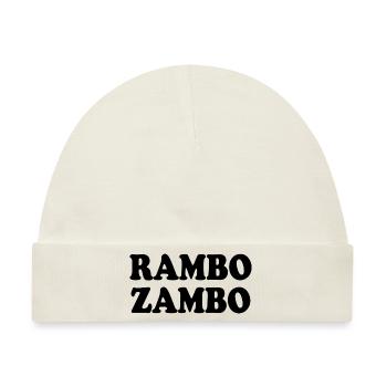 Rambo zambo - Baby Premium Organic Mütze - Naturweiß - Vorne