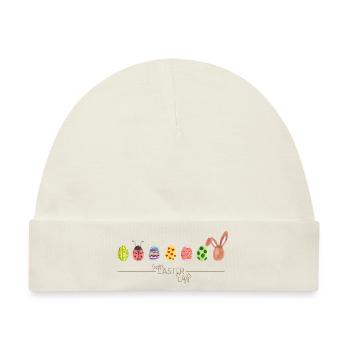 Happy Easter (-Eggs) - Baby Premium Organic Mütze - Naturweiß - Vorne
