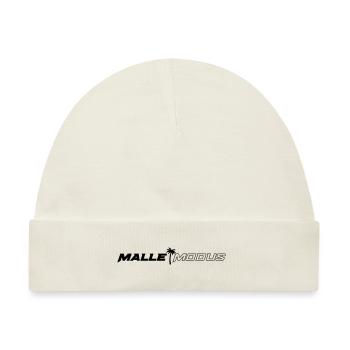 Malle Modus Spruch Mallorca - Baby Premium Organic Mütze - Naturweiß - Vorne