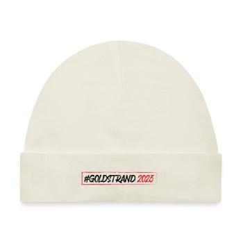 Goldstrand 2023 - Baby Premium Organic Mütze - Naturweiß - Vorne