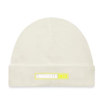 Marbella 2023 - Baby Premium Organic Mütze - Naturweiß - Vorne