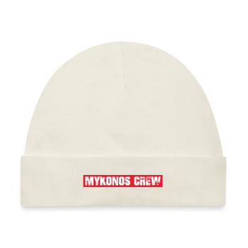 Mykonos Crew - Baby Premium Organic Mütze - Naturweiß - Vorne