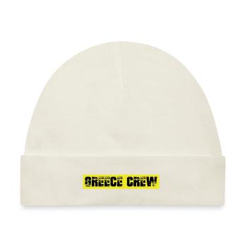 Greece Crew - Baby Premium Organic Mütze - Naturweiß - Vorne