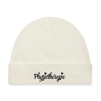 Physiotherapie - Geschenk für Physios - Baby Premium Organic Mütze - Naturweiß - Vorne