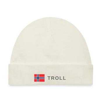 Troll - Baby Premium Organic Mütze - Naturweiß - Vorne