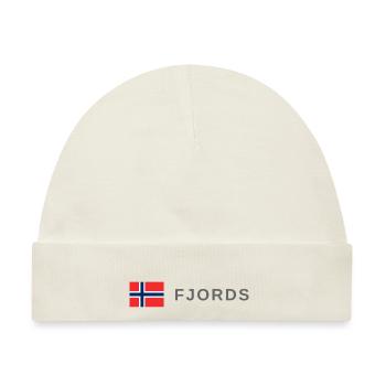 Norwegische Fjorde - Baby Premium Organic Mütze - Naturweiß - Vorne