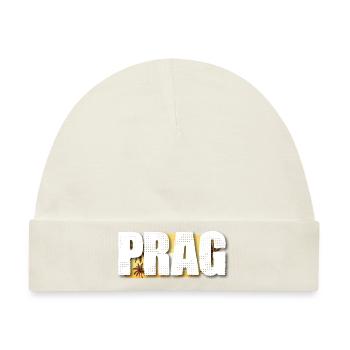 Prag - Baby Premium Organic Mütze - Naturweiß - Vorne