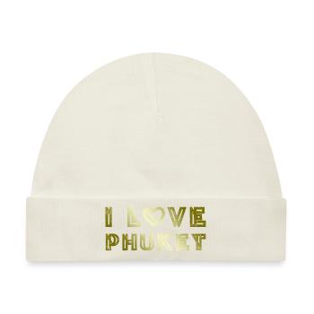 I Love Phuket - Baby Premium Organic Mütze - Naturweiß - Vorne