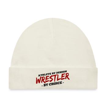 Grappling Martial Arts Wrestling - Baby Premium Organic Mütze - Naturweiß - Vorne