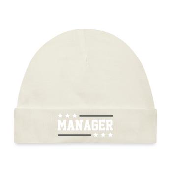 Manager Beruf - Baby Premium Organic Mütze - Naturweiß - Vorne