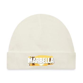 Marbella - Baby Premium Organic Mütze - Naturweiß - Vorne