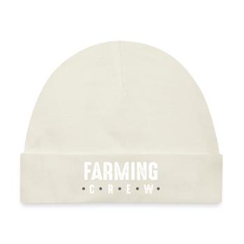 Farming Crew - Baby Premium Organic Mütze - Naturweiß - Vorne