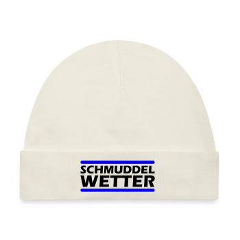 Schmuddel Wetter - Baby Premium Organic Mütze - Naturweiß - Vorne