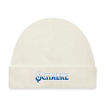 Schalke - Baby Premium Organic Mütze - Naturweiß - Vorne