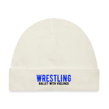 Grappling Martial Arts Wrestling - Baby Premium Organic Mütze - Naturweiß - Vorne