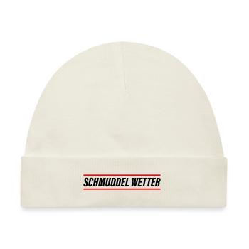 Schmuddel Wetter - Baby Premium Organic Mütze - Naturweiß - Vorne