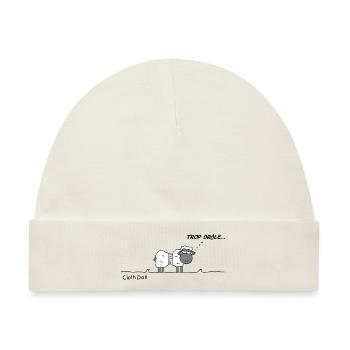 Wollschaf - Baby Premium Organic Mütze - Naturweiß - Vorne