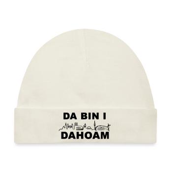 Da bin I Dahoam - Baby Premium Organic Mütze - Naturweiß - Vorne