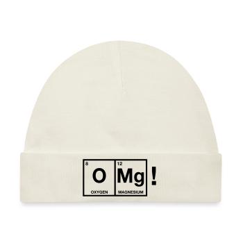 OMG periodic system - Baby Premium Organic Mütze - Naturweiß - Vorne
