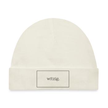 Witzig. - Baby Premium Organic Mütze - Naturweiß - Vorne