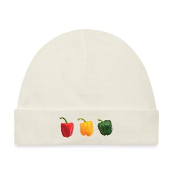 Paprika - Baby Premium Organic Mütze - Naturweiß - Vorne