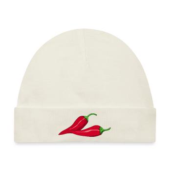 Chillischoten Chilli - Baby Premium Organic Mütze - Naturweiß - Vorne