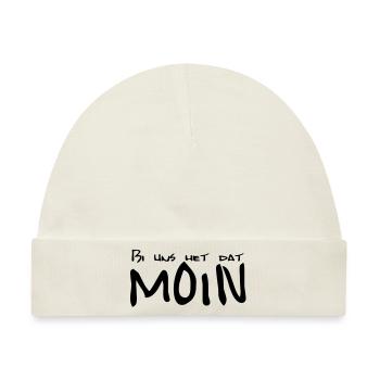 Bi uns het dat MOIN - Baby Premium Organic Mütze - Naturweiß - Vorne