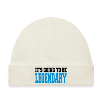 it's going to be legendary II 2c - Baby Premium Organic Mütze - Naturweiß - Vorne