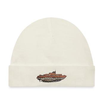 U-Boot alt und rostig - Baby Premium Organic Mütze - Naturweiß - Vorne