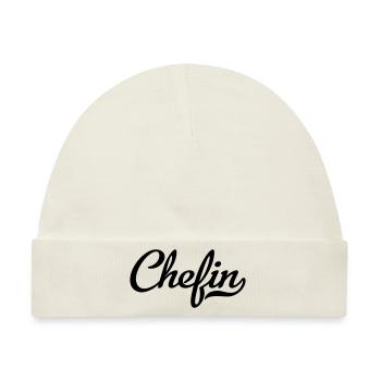 Chefin - Baby Premium Organic Mütze - Naturweiß - Vorne