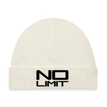 No Limit Design - Baby Premium Organic Mütze - Naturweiß - Vorne