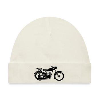 RT MZ Motorrad - Baby Premium Organic Mütze - Naturweiß - Vorne