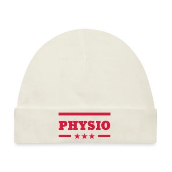 Krankengymnast / Krankengymnastin / Physio / - Baby Premium Organic Mütze - Naturweiß - Vorne