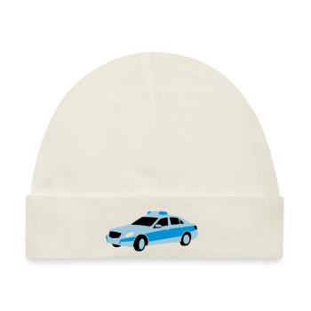polizei - Baby Premium Organic Mütze - Naturweiß - Vorne
