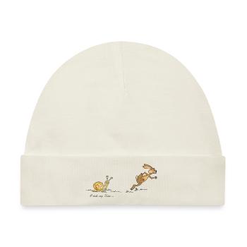 Mein Tempo, Schnecke, Hase - Baby Premium Organic Mütze - Naturweiß - Vorne