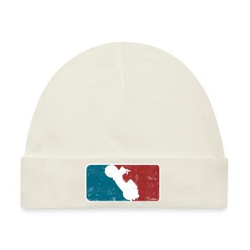 Simson Schwalbe Baseballdesign Logo - Baby Premium Organic Mütze - Naturweiß - Vorne